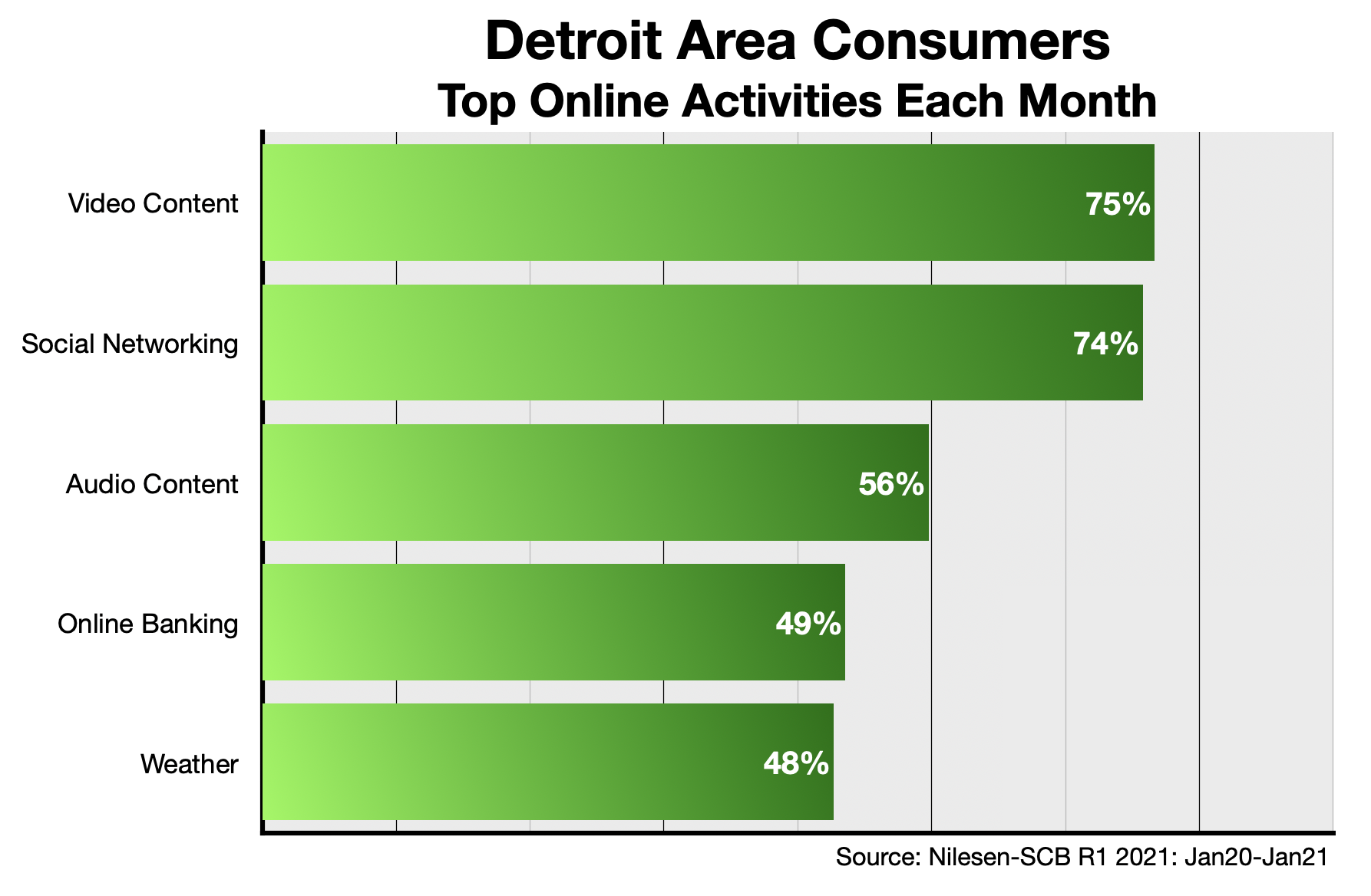 What Detroit Consumer Do Online